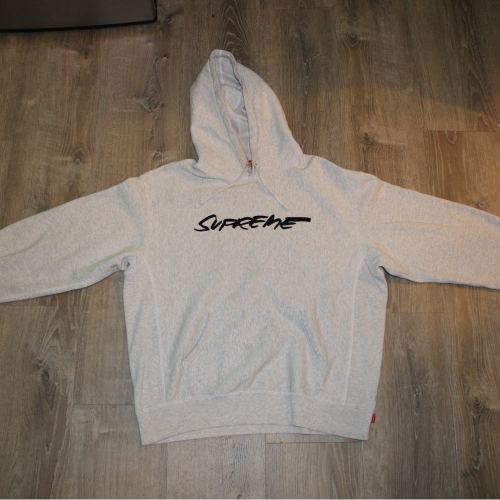 Supreme Light Gray Hoodie